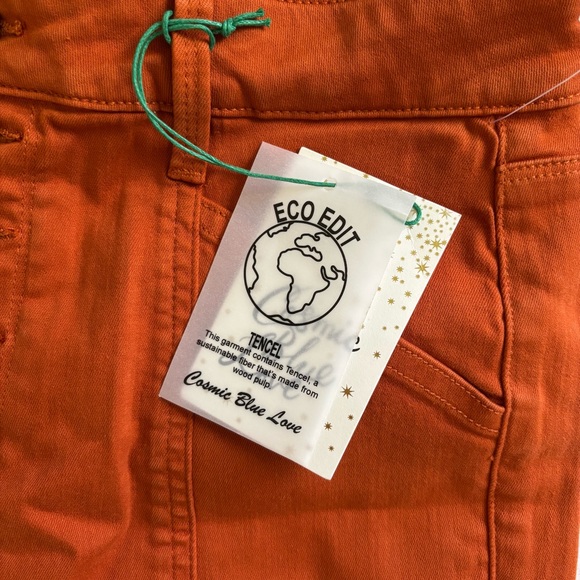 Cosmic Blue Love Hailey Eco Button Front Cargo Pant - Picture 9 of 12